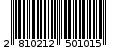 Γραμμωτός κωδικός 2810212501015