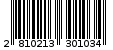 Γραμμωτός κωδικός 2810213301034