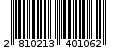 Γραμμωτός κωδικός 2810213401062