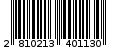 Γραμμωτός κωδικός 2810213401130
