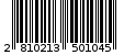 Γραμμωτός κωδικός 2810213501045