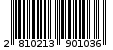 Γραμμωτός κωδικός 2810213901036