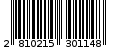 Γραμμωτός κωδικός 2810215301148