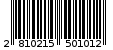 Γραμμωτός κωδικός 2810215501012