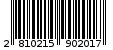 Γραμμωτός κωδικός 2810215902017
