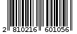 Γραμμωτός κωδικός 2810216601056