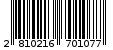 Γραμμωτός κωδικός 2810216701077
