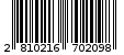 Γραμμωτός κωδικός 2810216702098