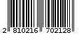 Γραμμωτός κωδικός 2810216702128