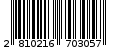 Γραμμωτός κωδικός 2810216703057