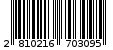 Γραμμωτός κωδικός 2810216703095