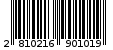 Γραμμωτός κωδικός 2810216901019