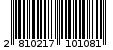 Γραμμωτός κωδικός 2810217101081