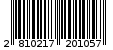 Γραμμωτός κωδικός 2810217201057