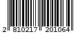 Γραμμωτός κωδικός 2810217201064