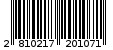 Γραμμωτός κωδικός 2810217201071