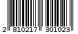 Γραμμωτός κωδικός 2810217301023