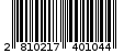 Γραμμωτός κωδικός 2810217401044