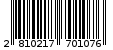 Γραμμωτός κωδικός 2810217701076