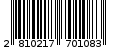 Γραμμωτός κωδικός 2810217701083
