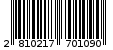 Γραμμωτός κωδικός 2810217701090