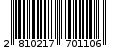 Γραμμωτός κωδικός 2810217701106