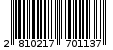Γραμμωτός κωδικός 2810217701137