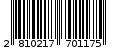 Γραμμωτός κωδικός 2810217701175