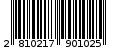 Γραμμωτός κωδικός 2810217901025