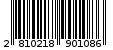 Γραμμωτός κωδικός 2810218901086