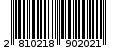 Γραμμωτός κωδικός 2810218902021