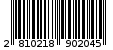 Γραμμωτός κωδικός 2810218902045