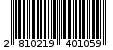 Γραμμωτός κωδικός 2810219401059