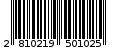 Γραμμωτός κωδικός 2810219501025