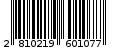 Γραμμωτός κωδικός 2810219601077
