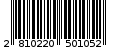 Γραμμωτός κωδικός 2810220501052