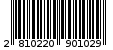 Γραμμωτός κωδικός 2810220901029