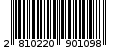 Γραμμωτός κωδικός 2810220901098