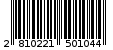 Γραμμωτός κωδικός 2810221501044