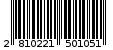 Γραμμωτός κωδικός 2810221501051