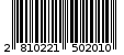 Γραμμωτός κωδικός 2810221502010