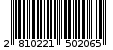 Γραμμωτός κωδικός 2810221502065