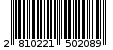 Γραμμωτός κωδικός 2810221502089