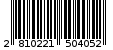 Γραμμωτός κωδικός 2810221504052