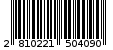 Γραμμωτός κωδικός 2810221504090