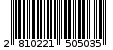 Γραμμωτός κωδικός 2810221505035