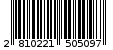 Γραμμωτός κωδικός 2810221505097
