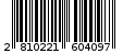Γραμμωτός κωδικός 2810221604097