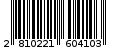 Γραμμωτός κωδικός 2810221604103