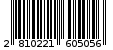 Γραμμωτός κωδικός 2810221605056